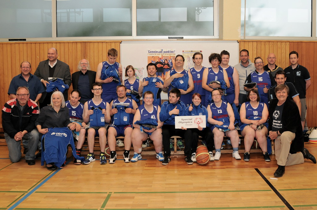 Das Handicap-Team des BC Pharmaserv Marburg