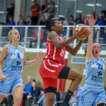 Wie im Hinspiel, so zogen auch diesmal die Spielerinnen von Satu Mare den Marburgerinnen davon. Foto: Melanie Weiershäuser