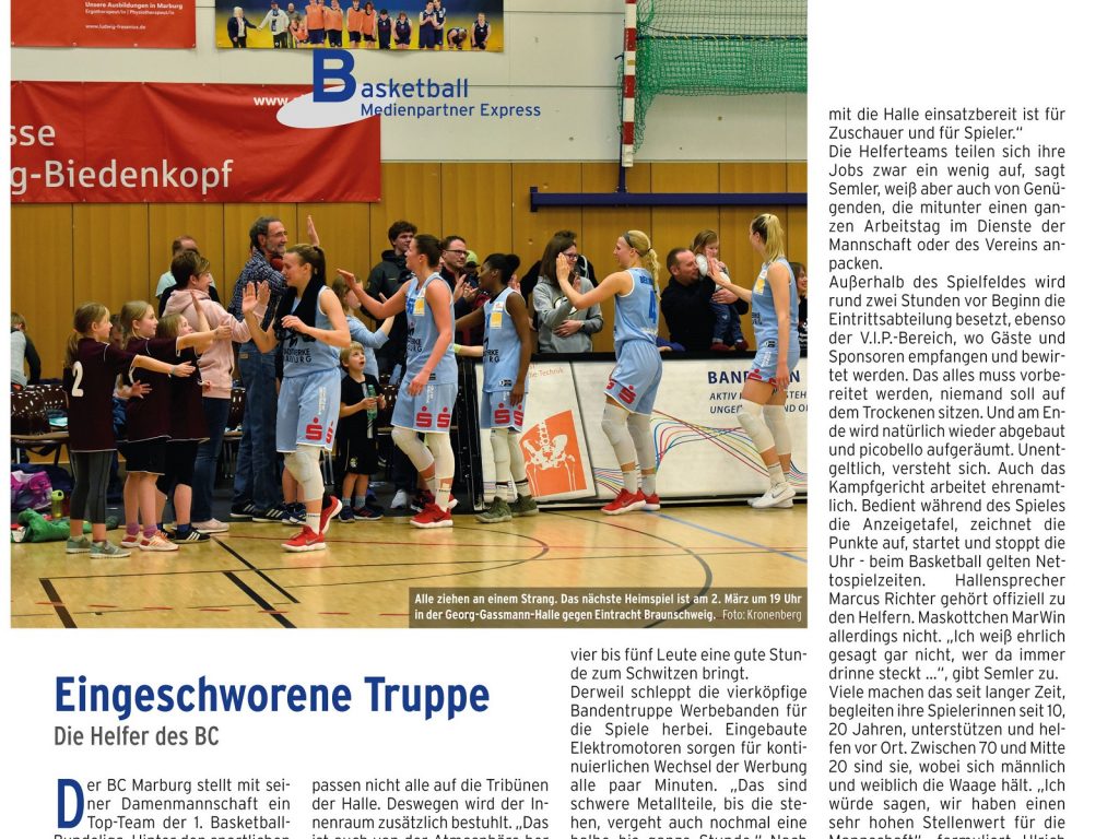 Express berichtet über die Helfer