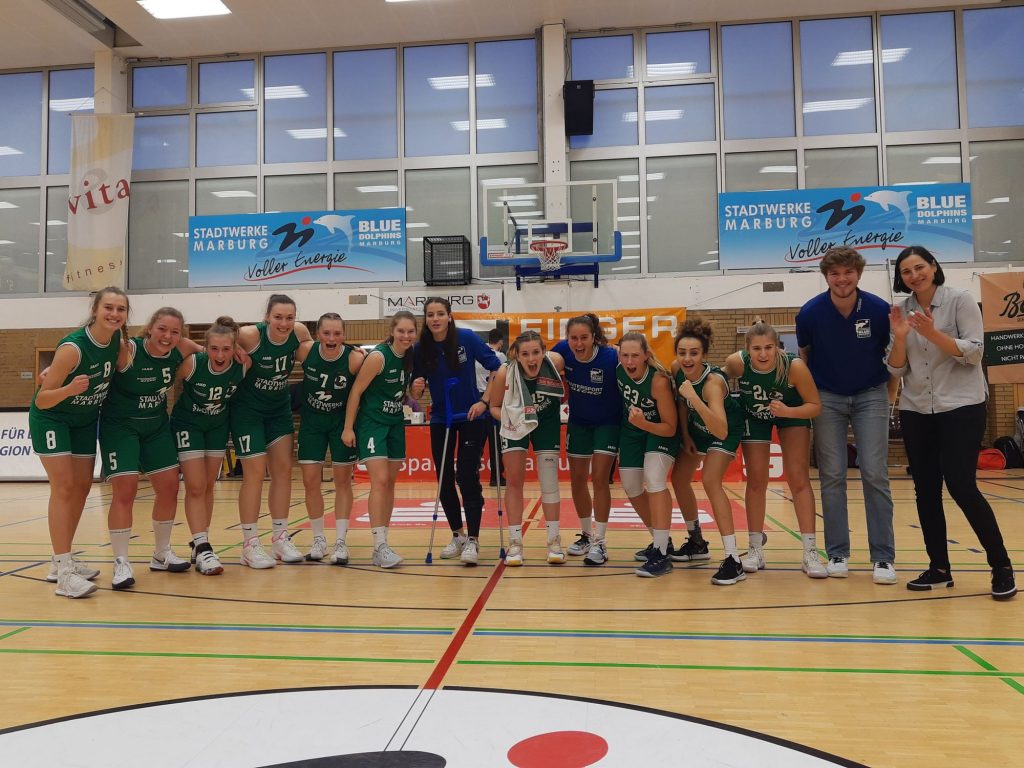 Erster Pflichtspielsieg der Young Dolphins Marburg
