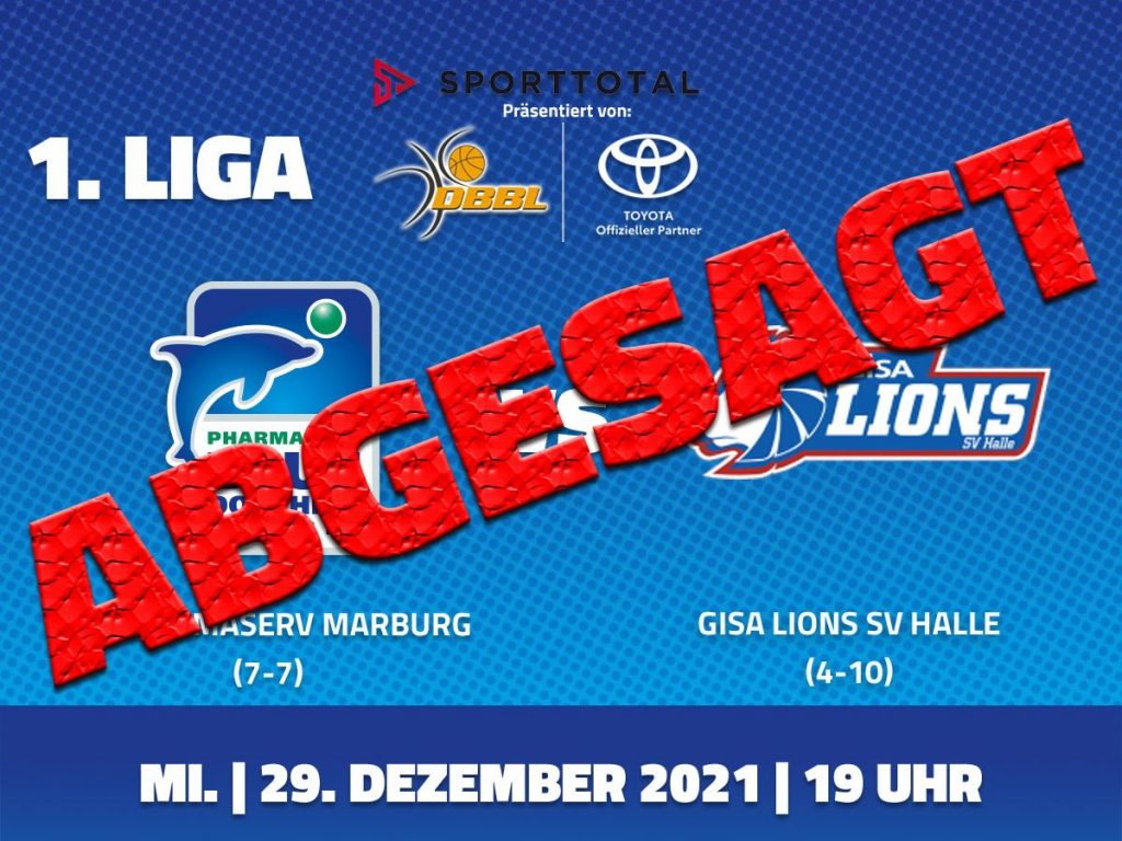 Spielabsage Halle-Heimspiel