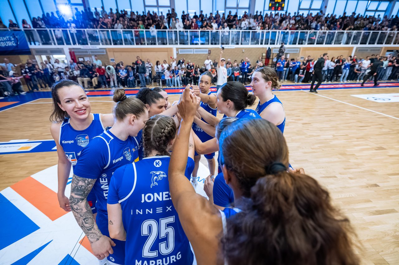 BC Marburg startet mit zwei Auswärtsspielen in Meisterschaftsfinalspiele gegen Titelverteidiger Rutronik Stars Keltern